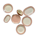 Lot 5 Plats avec 1 saucière Service "Santos" de Villeroy et Boch