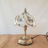 Touch table lamp vintage floral patterns