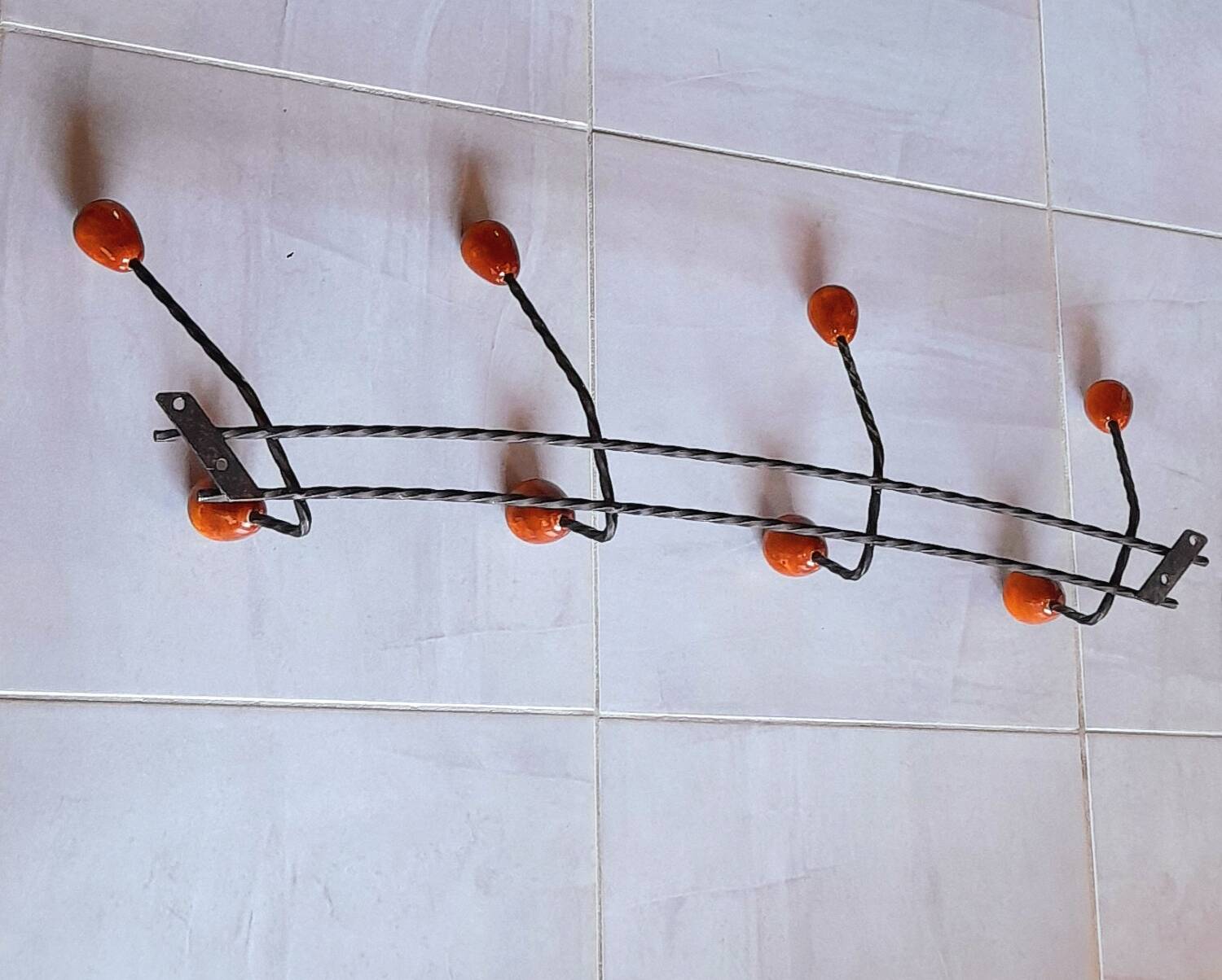 1950s wall coat rack