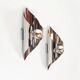 Set of 70s 'space age' wall lamps by Polam
