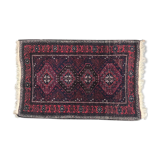 Tapis ancien belutch afghan fait main 100x154 cm