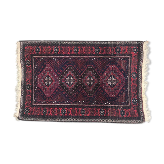 Old handmade Afghan belutch rug 100x154 cm