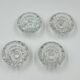 Set of 4 Cut Crystal Candle Holders Bolsius France 70s
