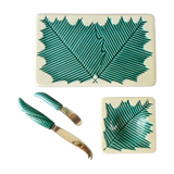 Verceram ceramic cheese set of the 60s