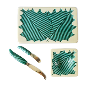 Verceram ceramic cheese set of the 60s