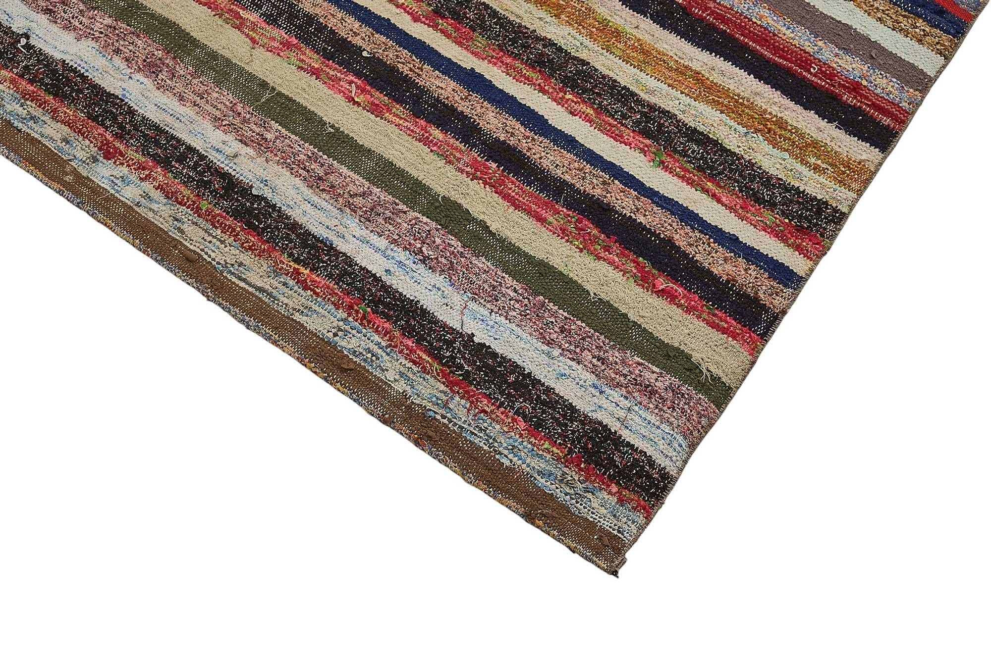 Turkish Handwoven Flatweave Chaput Kilim 176 cm x 246 cm