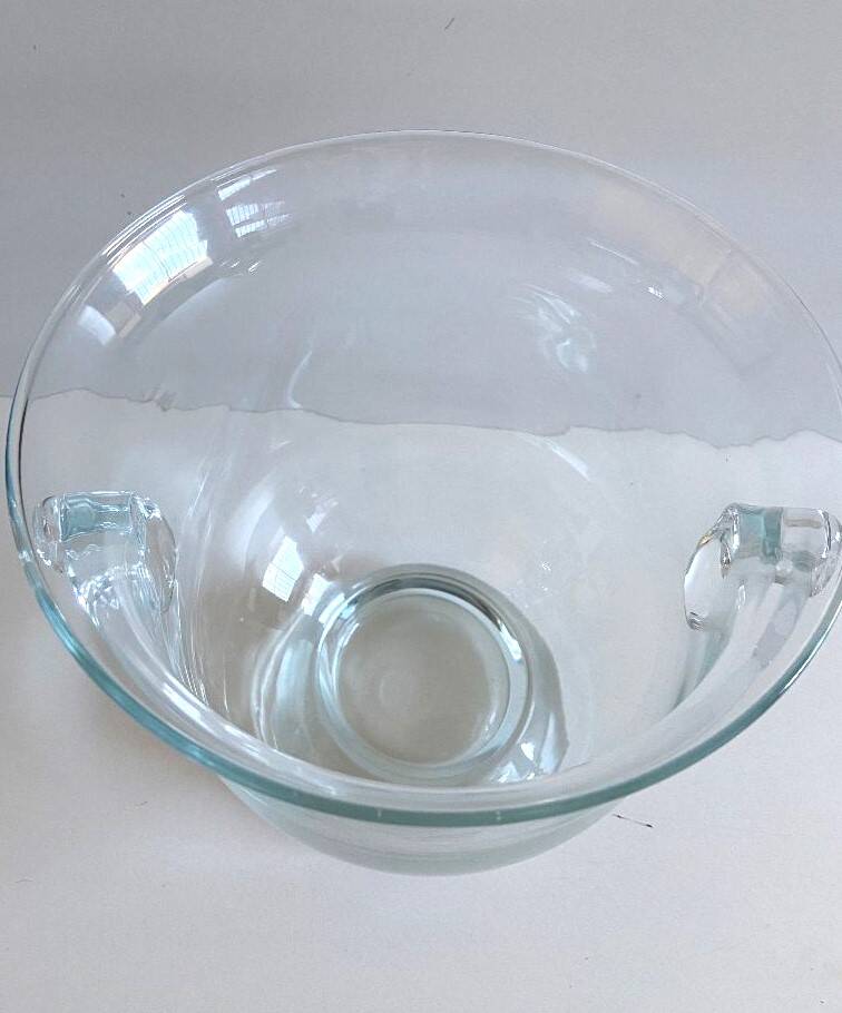 Large Champagne Bucket or Ice Cooler Vase Terrarium Blown Glass