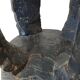 Ancient Dogon African Stool in carved solid wood - Mali