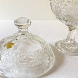 Genuine Bohemian crystal candy box, Czechoslovakia, 1950s-60s