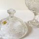 Bonbonnière en cristal de Bohème véritable, Czechoslovakia, années 1950-60