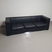 Wittmann leather sofa Camin by Paolo Piva