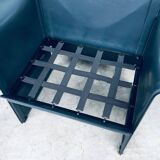 Postmodern Korium KM1 Leather Armchair by Tito Agnoli for Matteo Grassi, Italy, 1980s