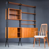 Danish Modular Teak Shelving, 1960s