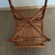 Rattan armchair
