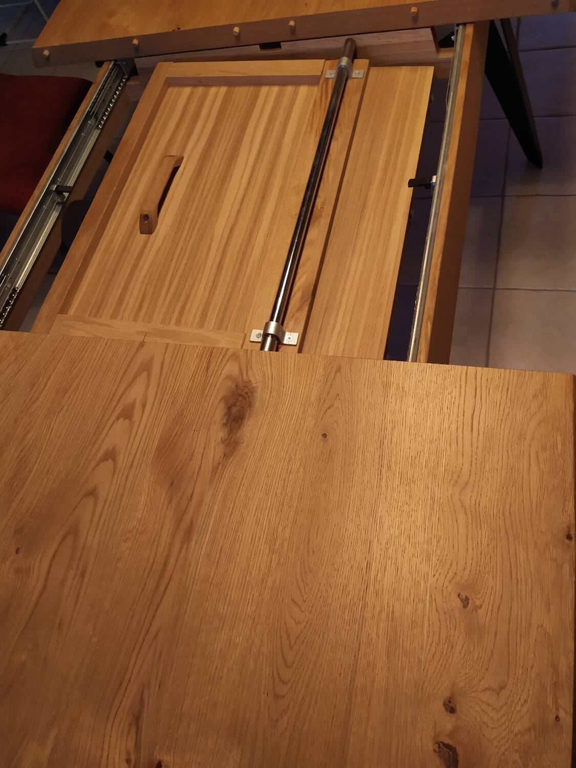 Table salle à manger style industriel