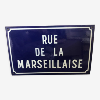 Plaque de rue