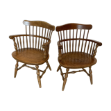 Pair of Windsor armchairs