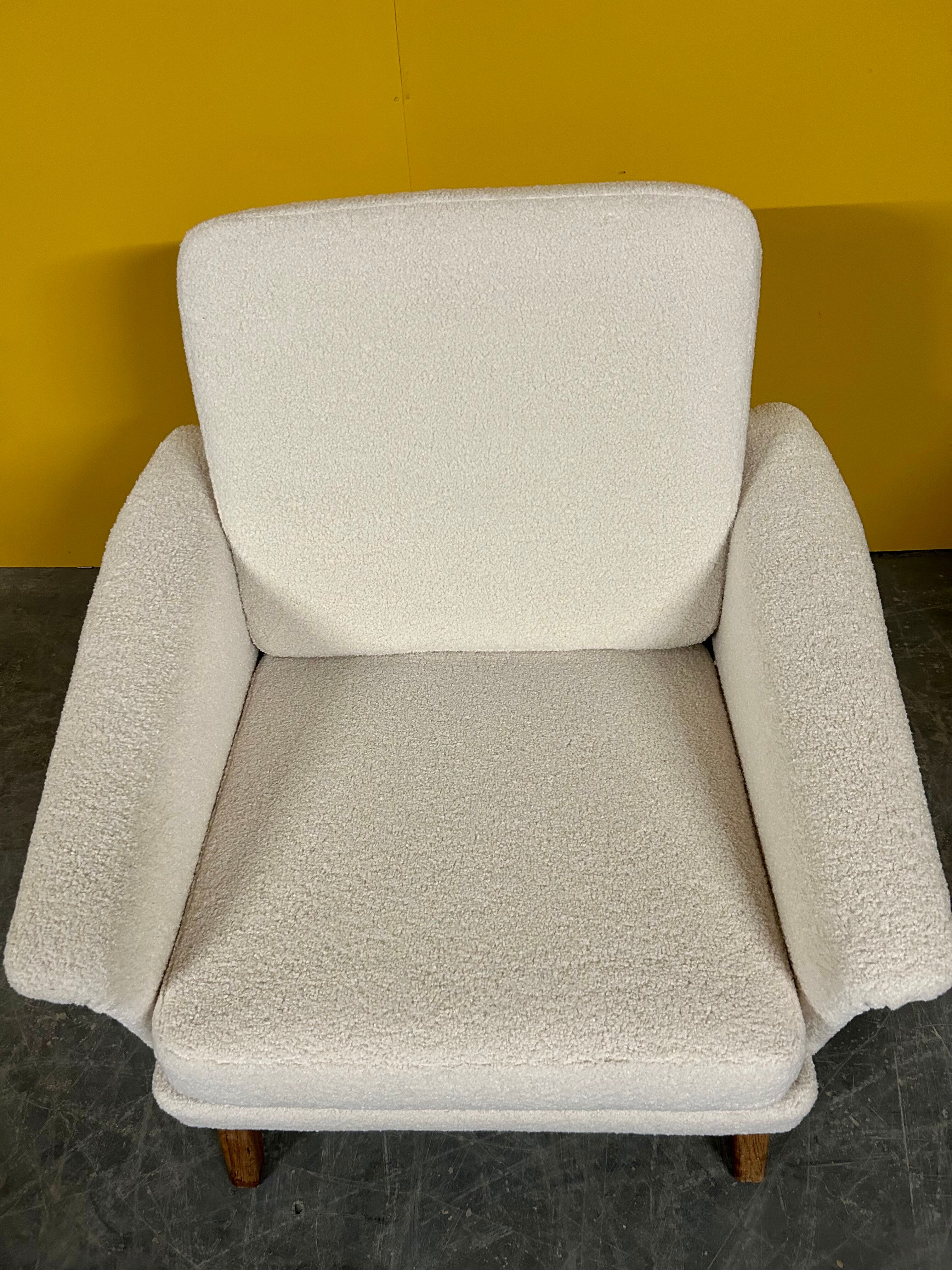 Danish vintage low back armchair 1960