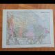 Carte géographique ancienne Canada politique Larousse