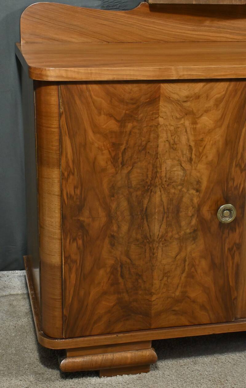 Walnut Veneer Hairdresser, Art Deco - 1930