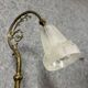 Degué: 1880s gilt bronze desk lamp