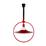 Suspension Rolly rises and falls space age 70s red