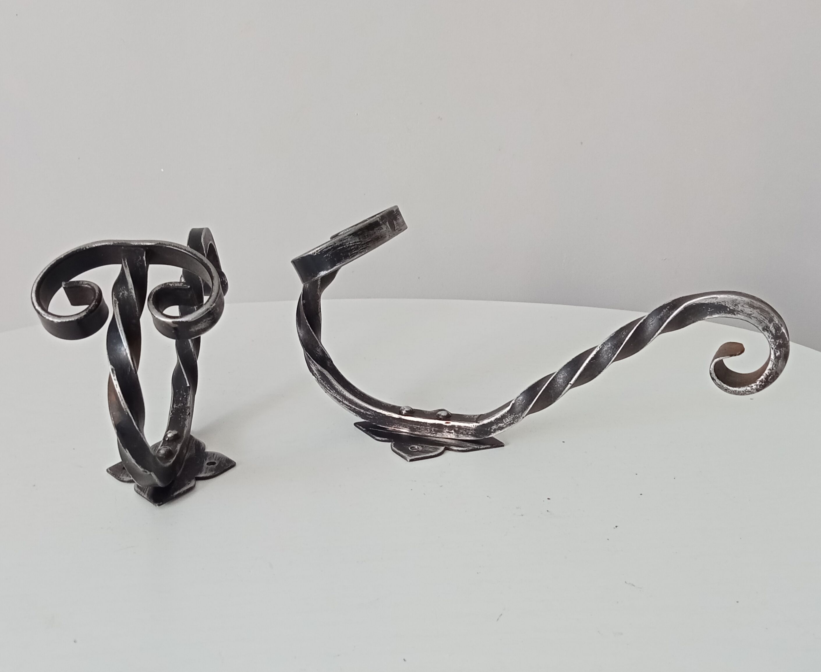 Pair of hooks wall coat rack 50/60s