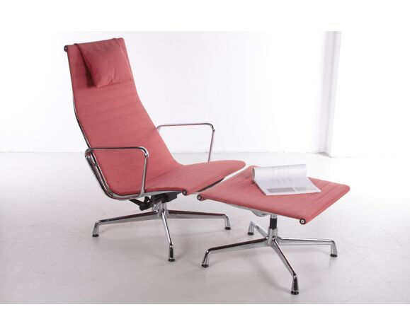 Ray Charles Eames Chair with Ottoman EA 124 and EA 125 | Selency