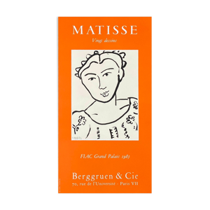 Affiche matisse 1985