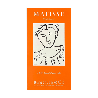 Affiche matisse 1985