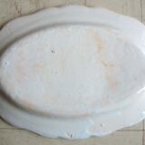 Plat ovale en faïence Quimper ancien 19ème
