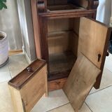 19th century solid wood bedside table