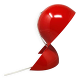 1960s Original Red Dalù Table Lamp by Vico Magistretti for Artemide (NOT A REPLICA)