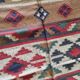 Kilim carpet in burlap and cotton. 120cm x 190cm
