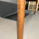 Oak farmhouse table, black top