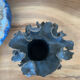 Blue contemporary ceramic vase