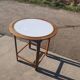 Vintage Italuin side table Giorgetti Galaxy wood white