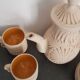 Terracotta tea set