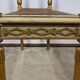 Golden and Grey-Green Wooden Bench, Directoire Style – Late 19th Century