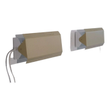 Pair of vintage Scandinavian wall lights 1970