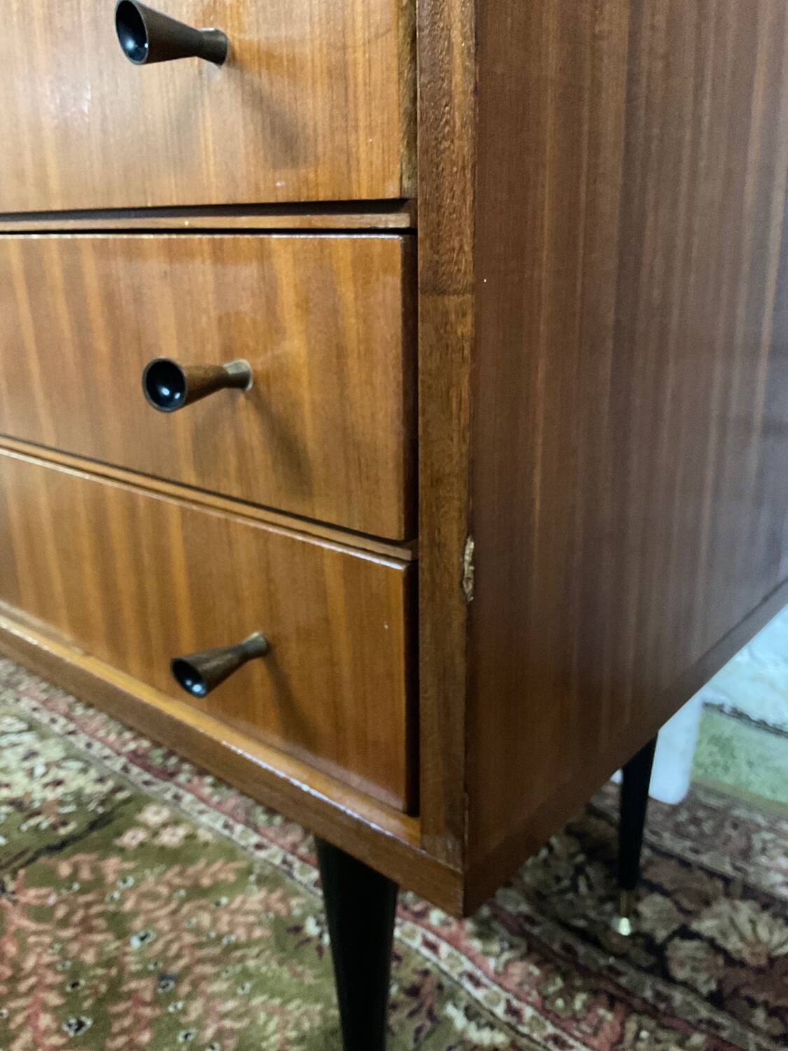 Vintage teak bar/secretary cabinet