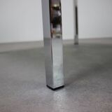 Mid-Century Resin and Stone Chrome Plated Coffee Table, 1970s, Germany