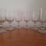 Lot de 6 verres anciens