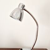 Lamp type chrome metal casserole
