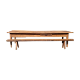 Farmhouse table ans benches