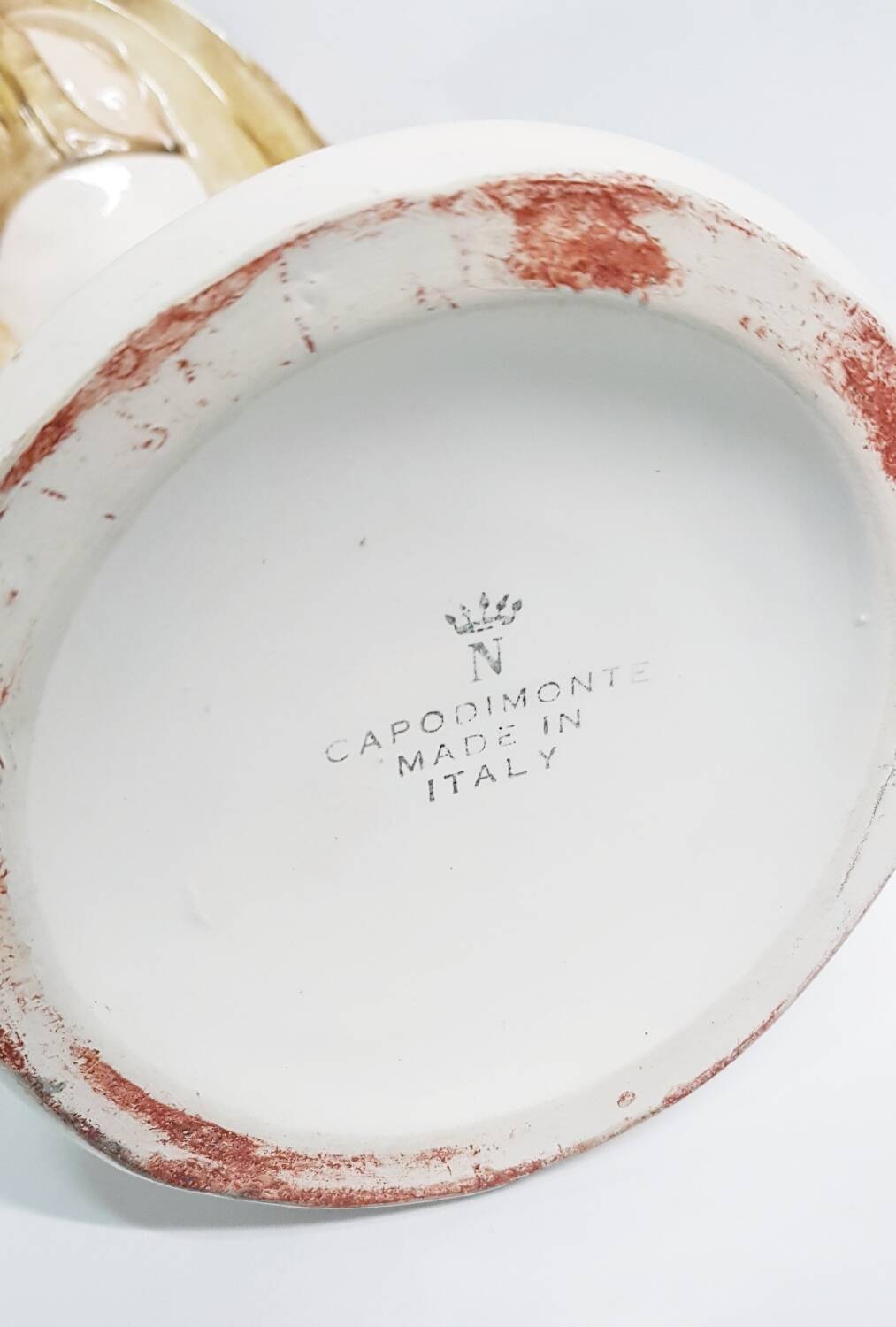 Grand vase à fleurs Capodimonte