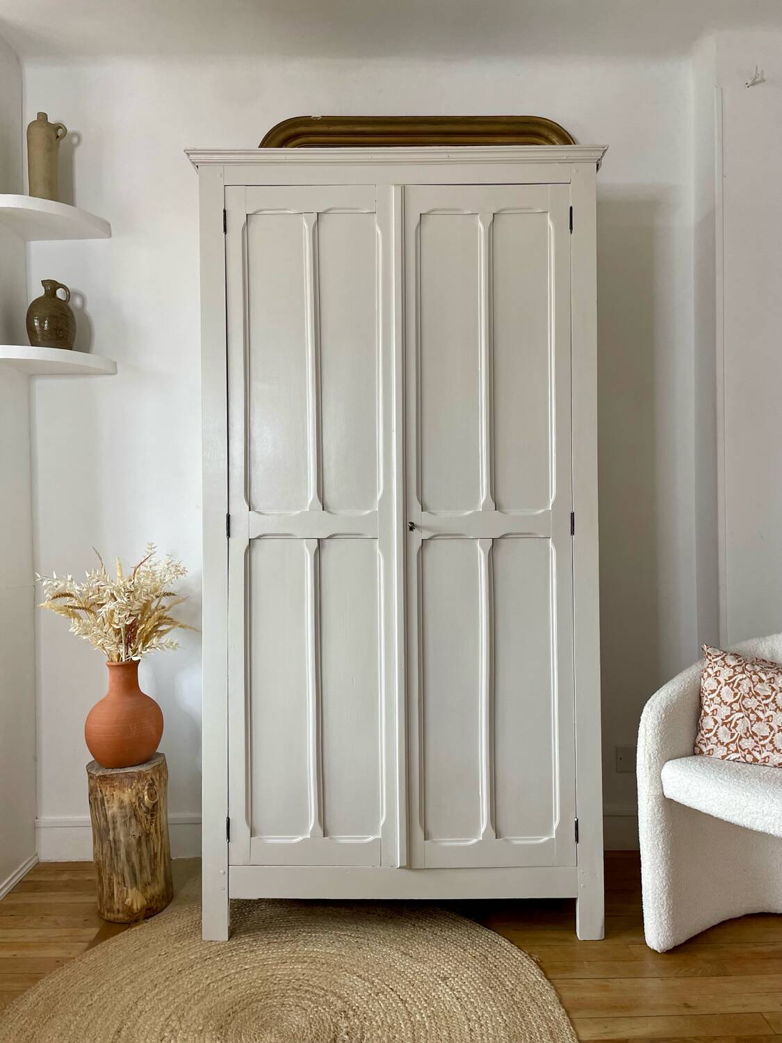 Beige Parisian wardrobe