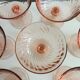 Coupes de champagne rose