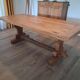 Table en chêne massif 205 cm – fabrication artisanale, pièce unique
