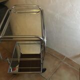 1970 design bauhaus vintage circular bar cart